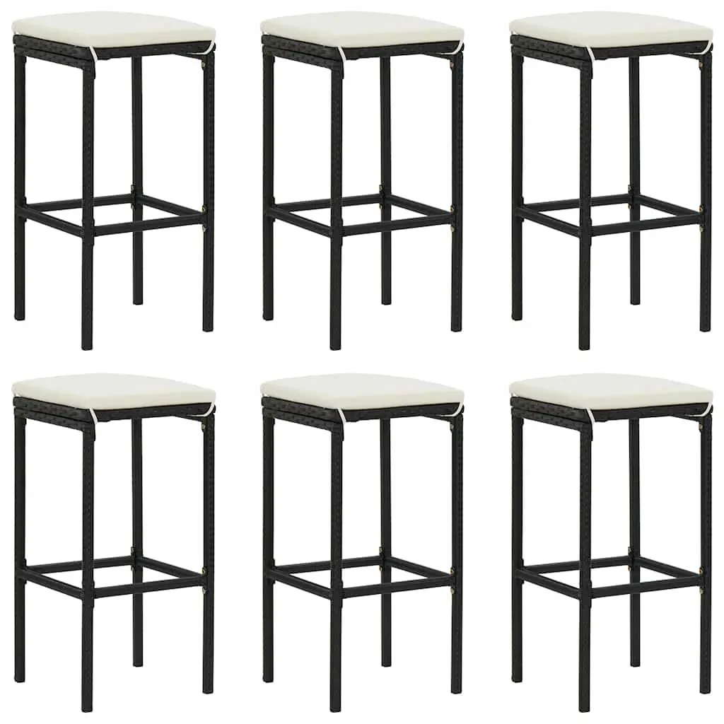 7 Piece Garden Bar Set with Cushions