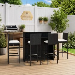 Sturdy 5-Piece Garden Bar Set for Outdoor Spaces