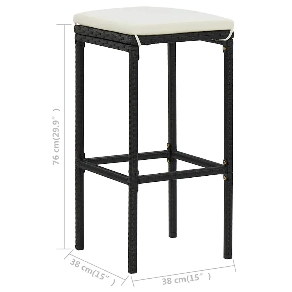 16-Piece Garden Bar Set with Cushions