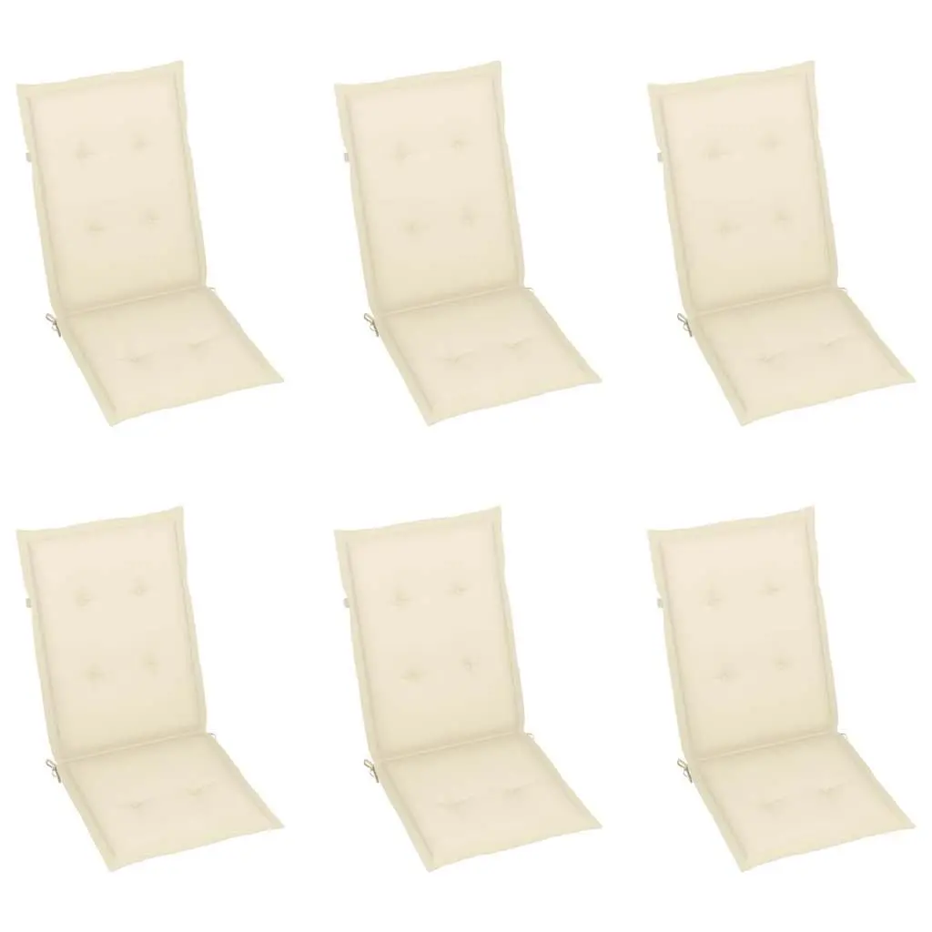6-Piece Grey Reclining Chairs Set with Cushions