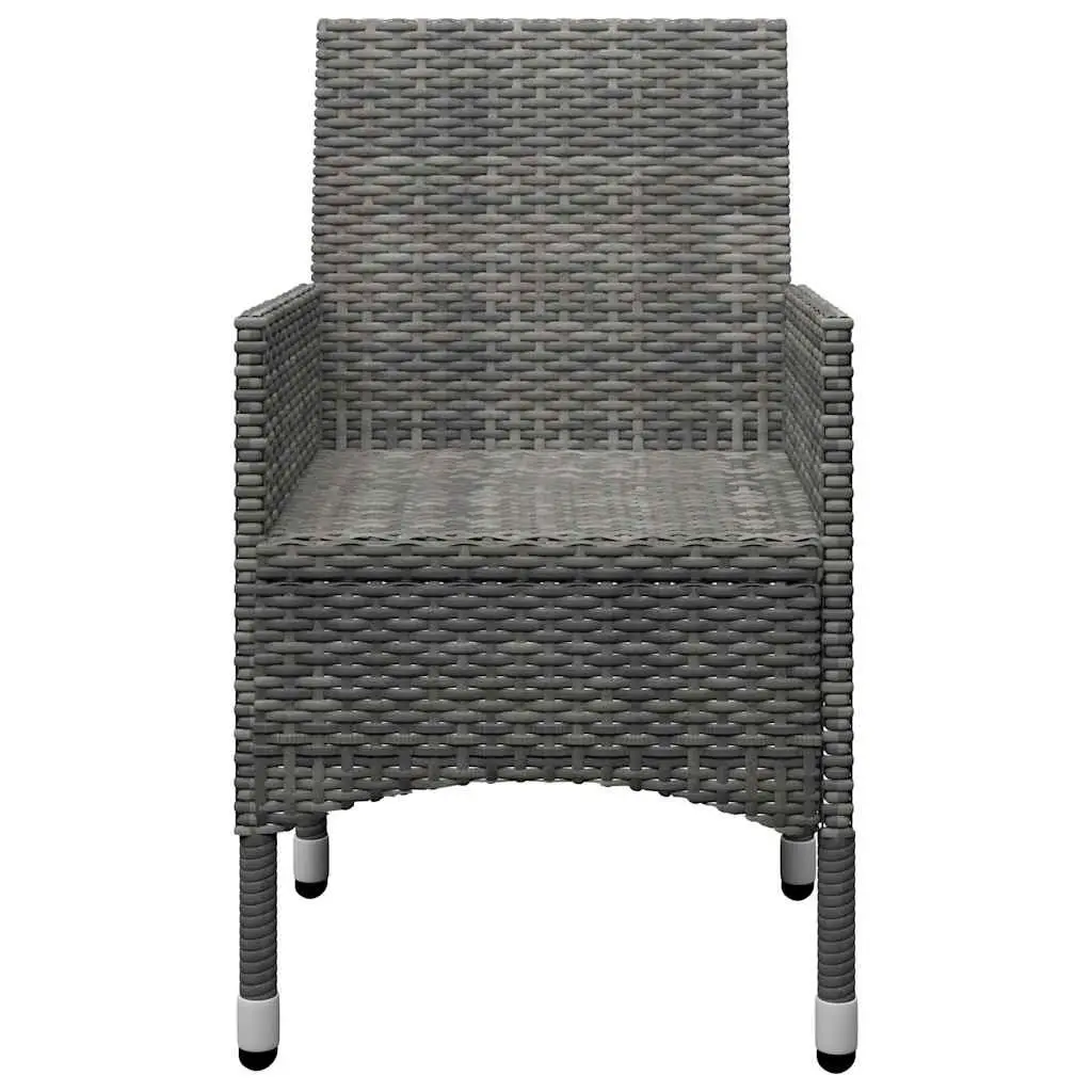 Garden Dining Set Acacia Wood Grey 5 Piece Outdoor Furniture Table Chairs Stools