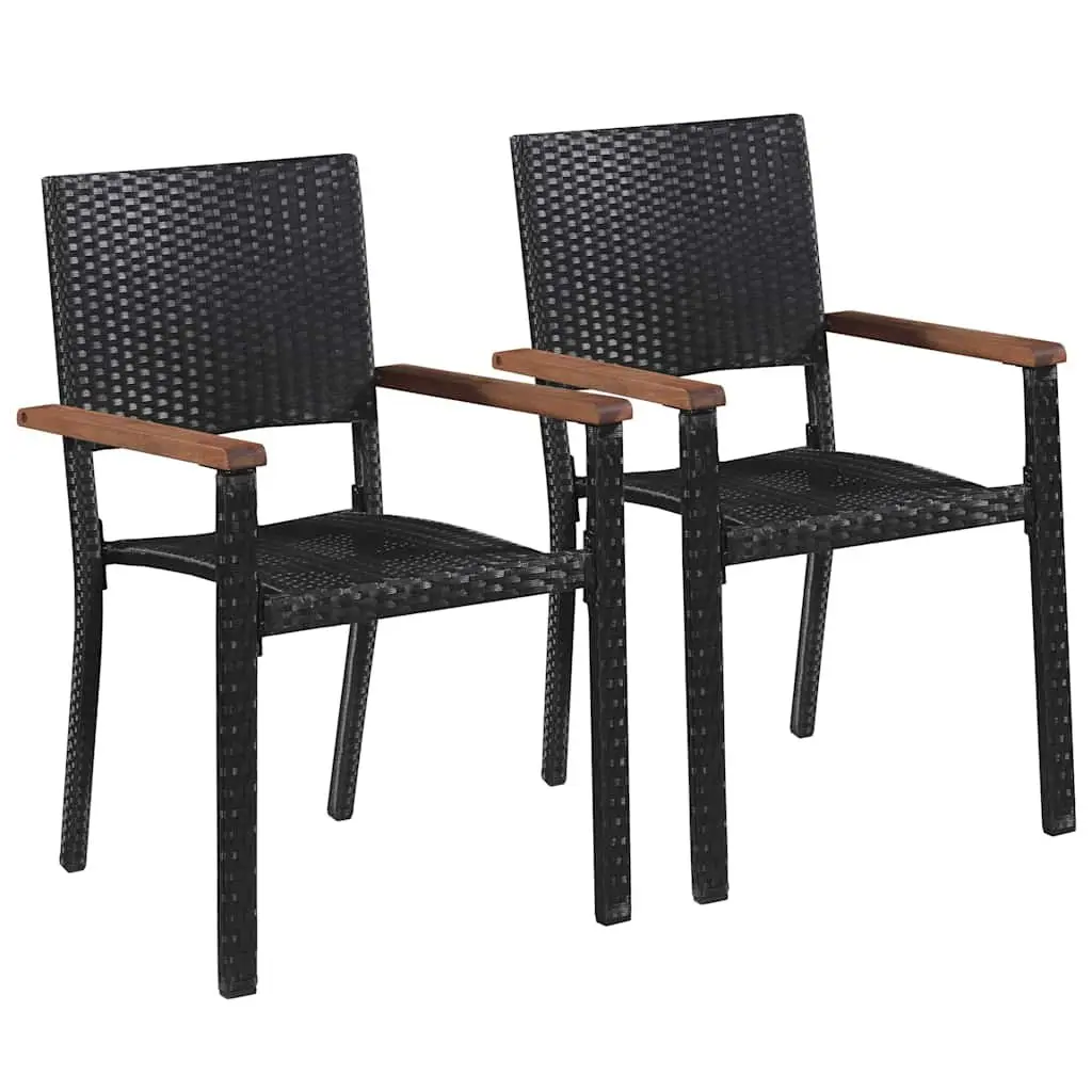 3 Piece Garden Dining Set with Acacia Wood Table