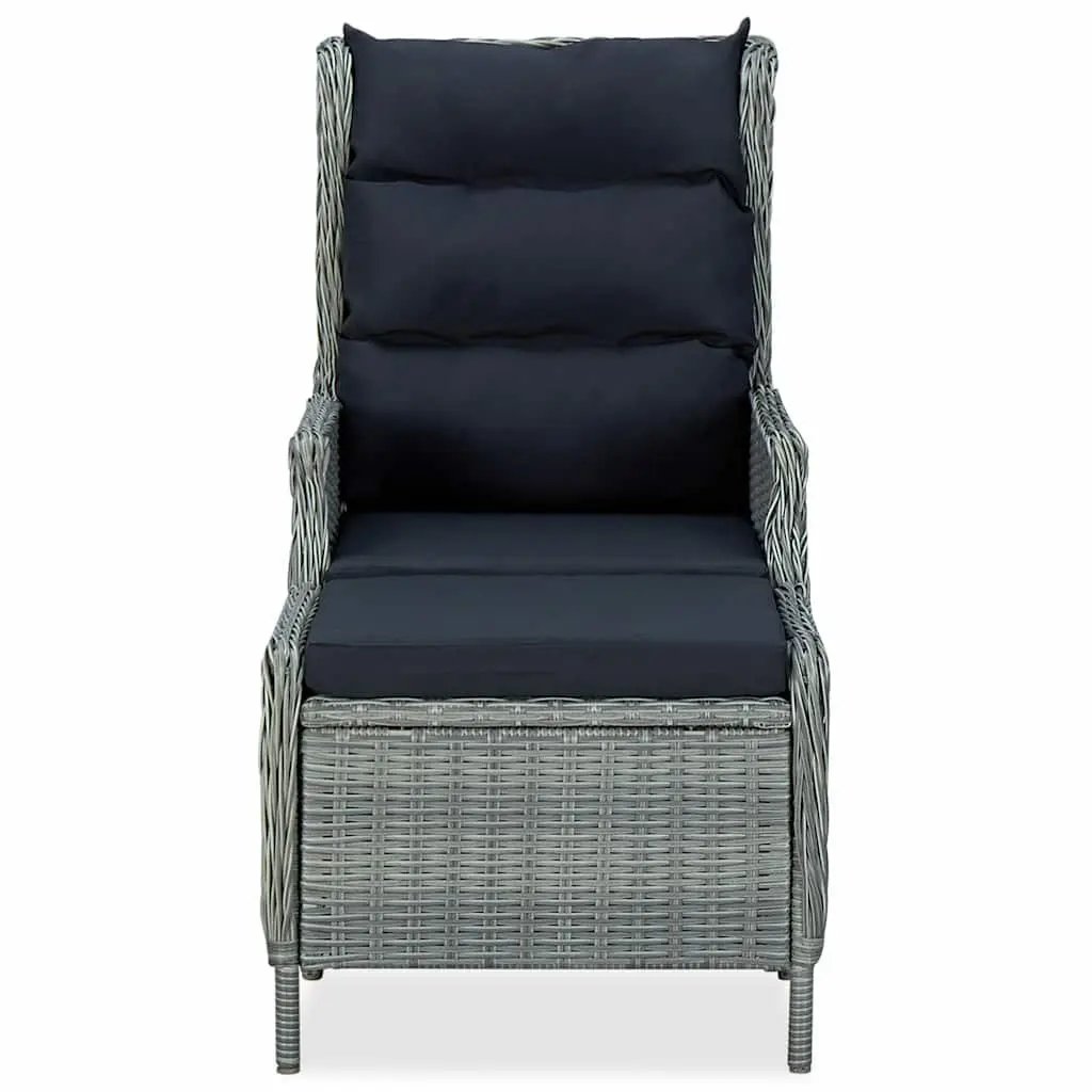 5-Piece Grey Garden Dining Set with Durable Build