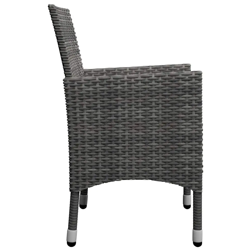 Grey Rattan 7 Piece Garden Dining Set