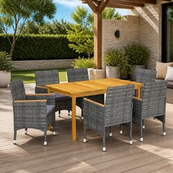 Premium 7-Piece Garden Dining Set for Outdoor Comfort