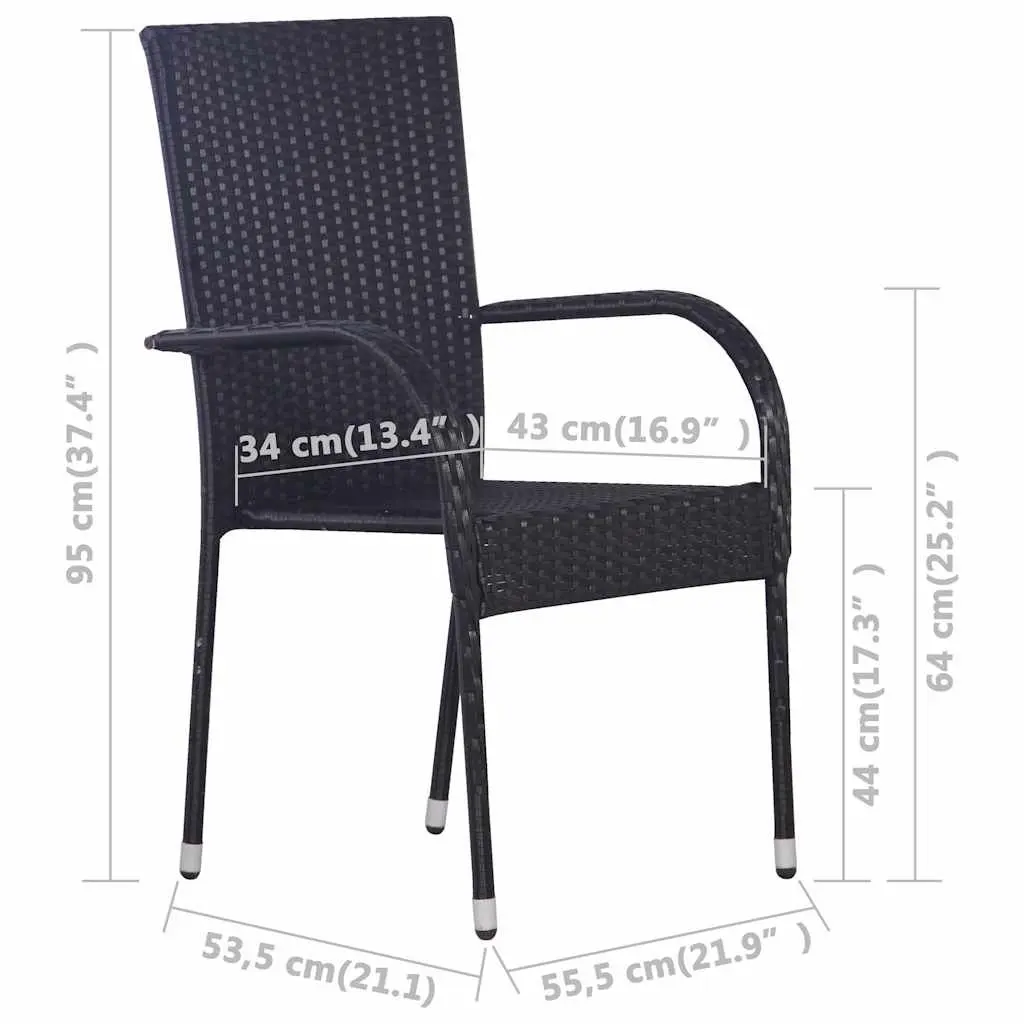 5 Piece Garden Dining Set with Durable Acacia Wood