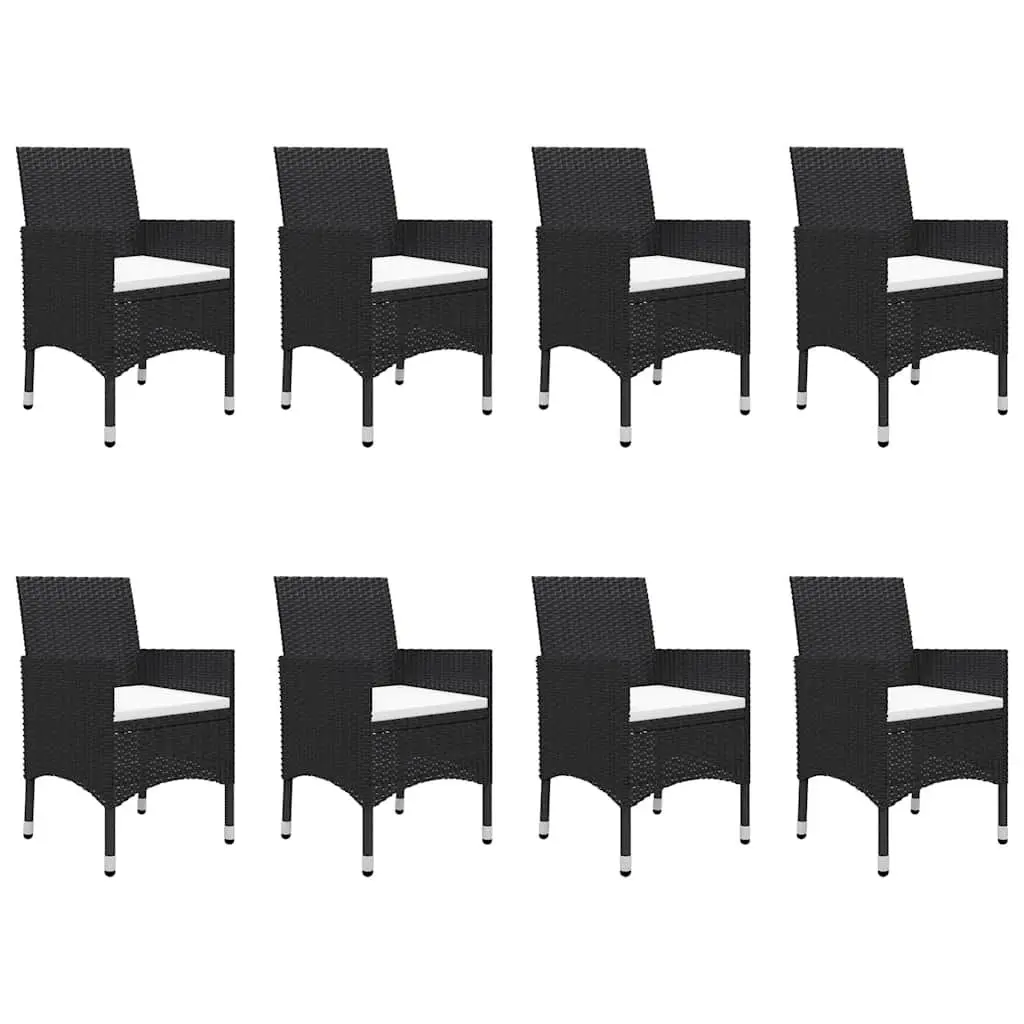 9 Piece Outdoor Dining Set with Cushions