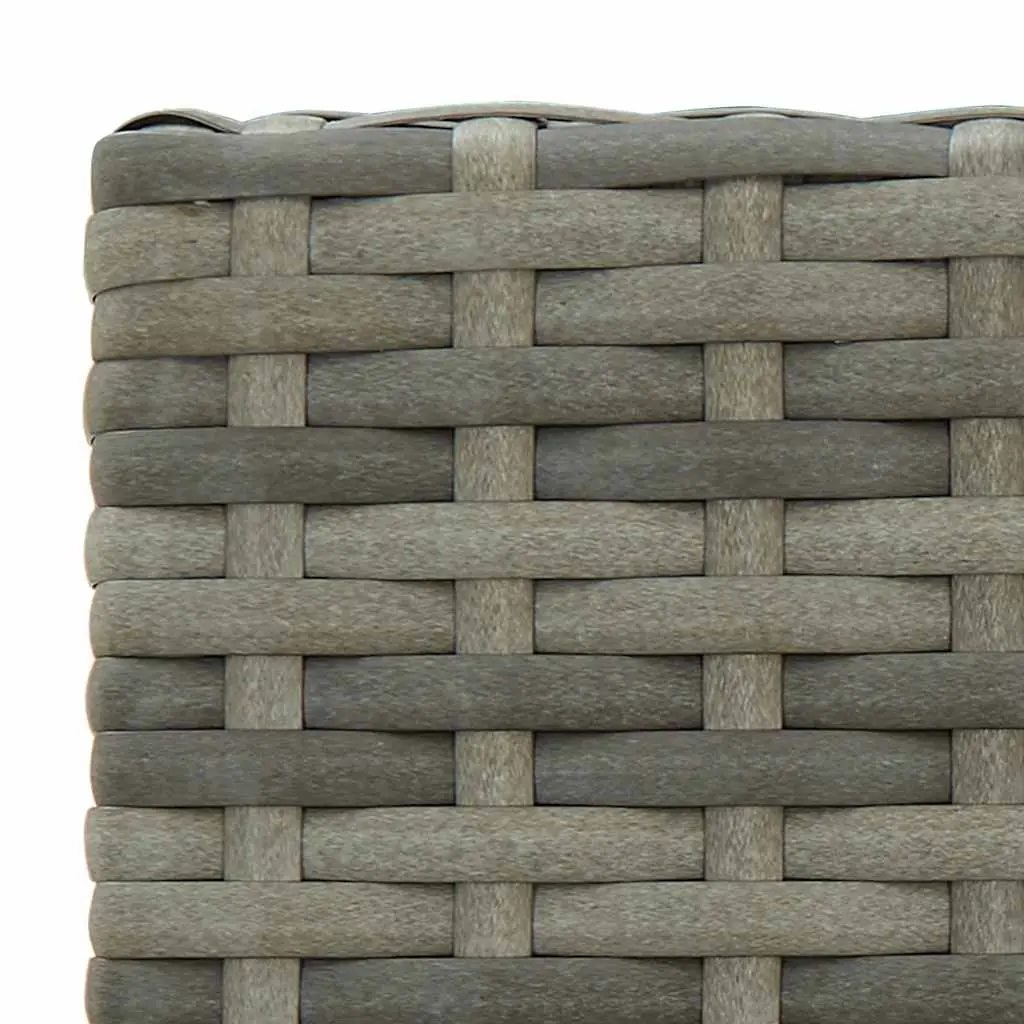 5 Piece Outdoor Garden Bar Set in Grey