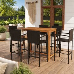 Premium 7-Piece Garden Bar Set for Outdoor Dining