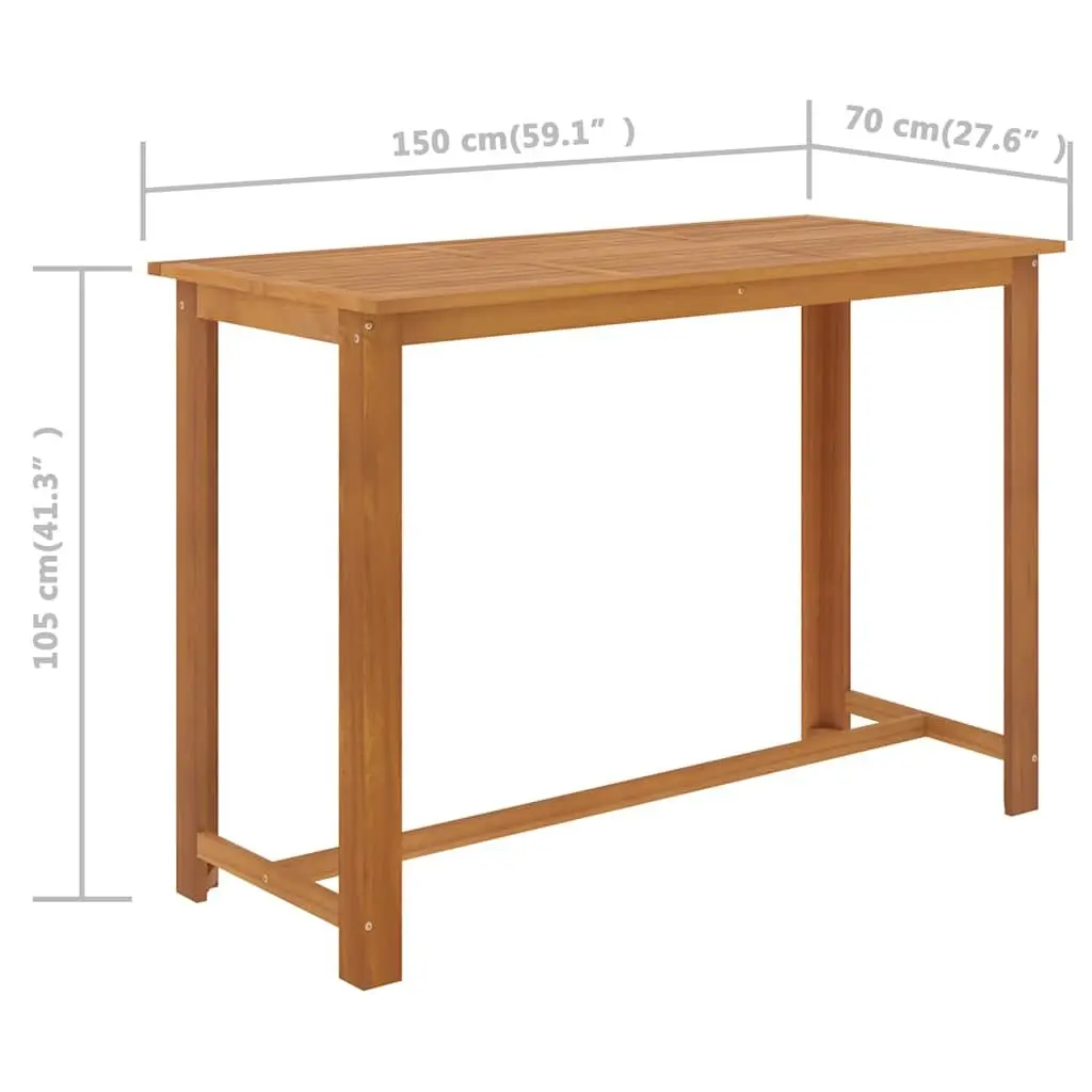 9 Piece Outdoor Garden Bar Set with Stools and Table