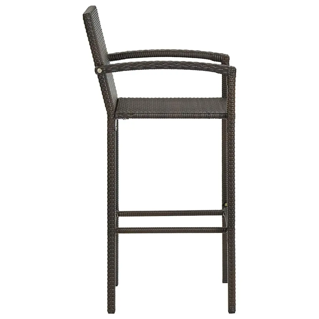 9 Piece Outdoor Garden Bar Set with Stools and Table