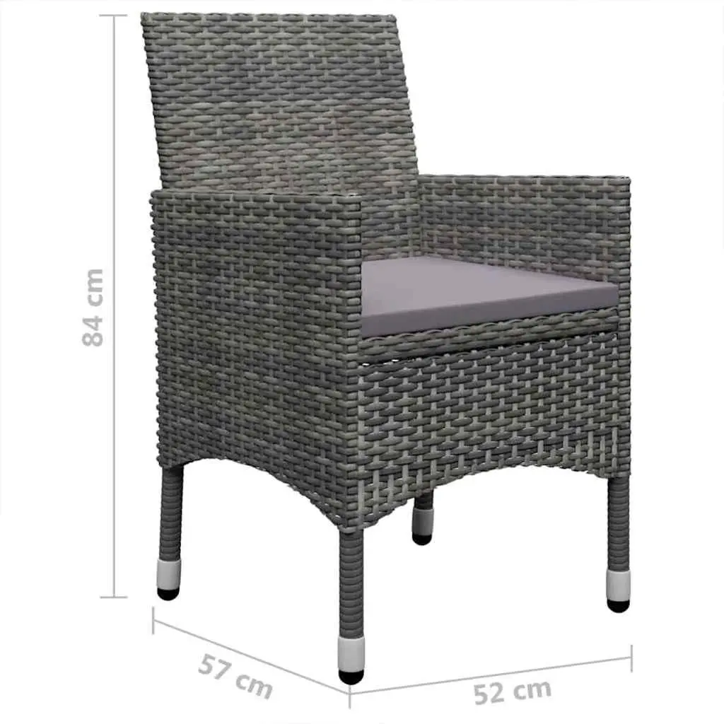 5-Piece Garden Dining Set with Durable Build