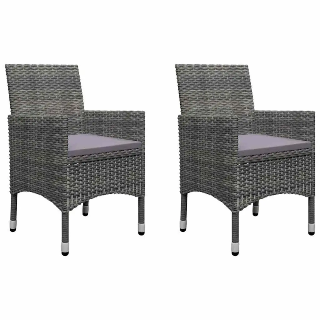 Garden Dining Set Acacia Wood Powder-coated Steel 5 Piece Grey