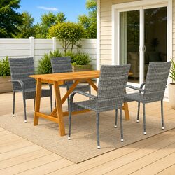 Premium 5 Piece Garden Dining Set for Your Patio