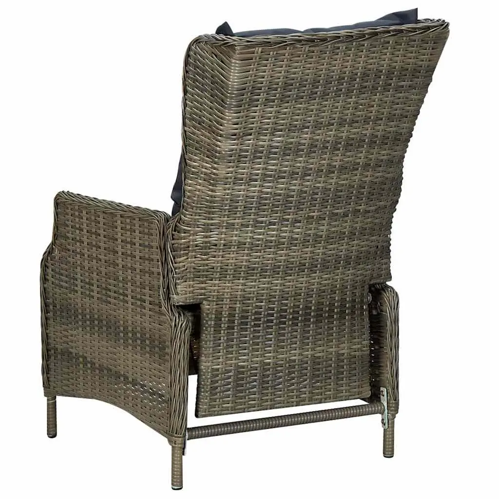 9-Piece Outdoor Dining Set in Brown Acacia Wood
