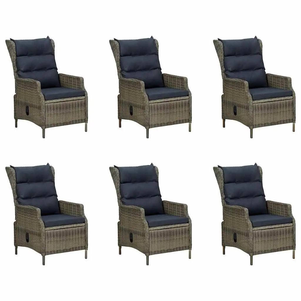 9-Piece Outdoor Dining Set in Brown Acacia Wood