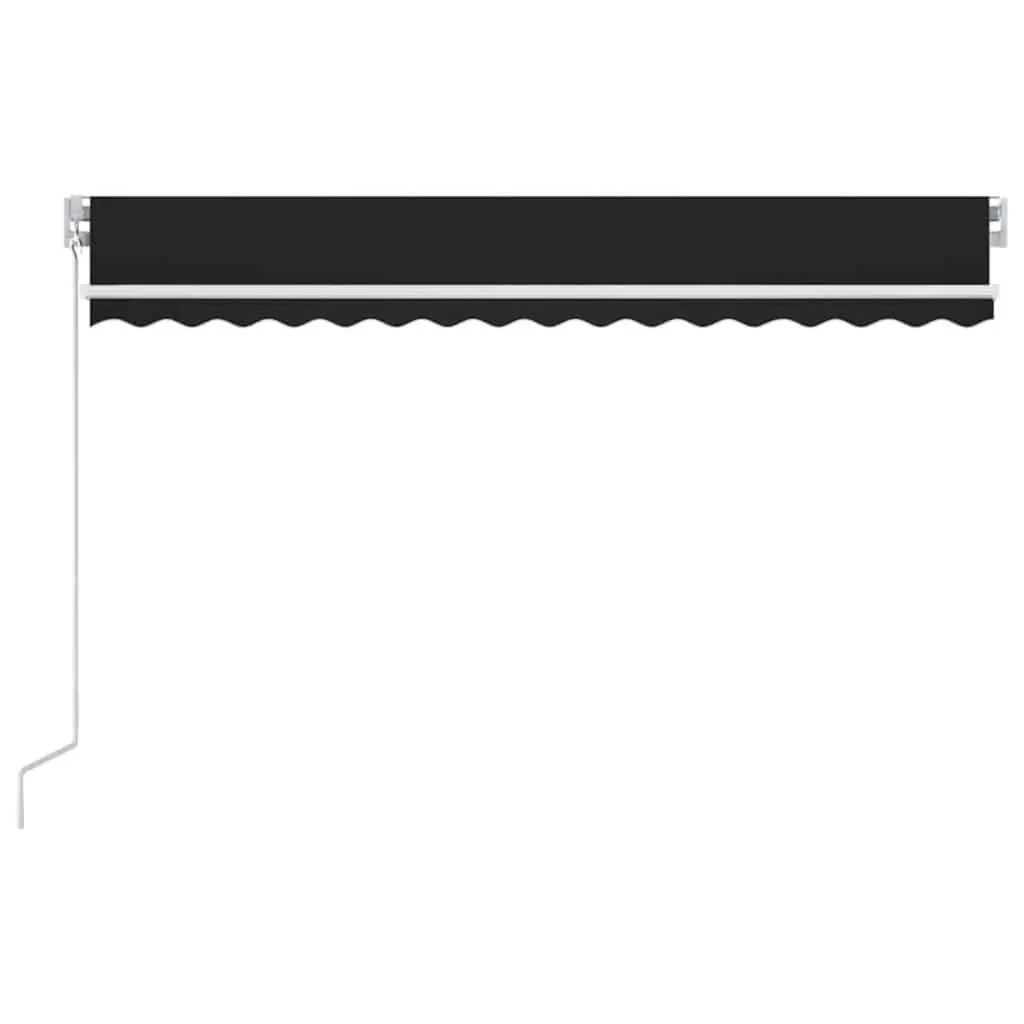 Retractable Awning Aluminium 400x350 cm Anthracite
