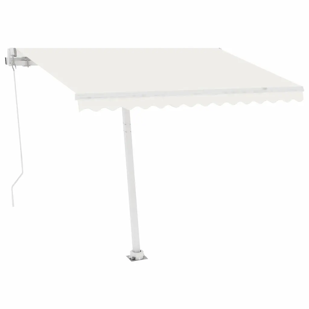 Retractable Awning Aluminium 300x250 cm Cream