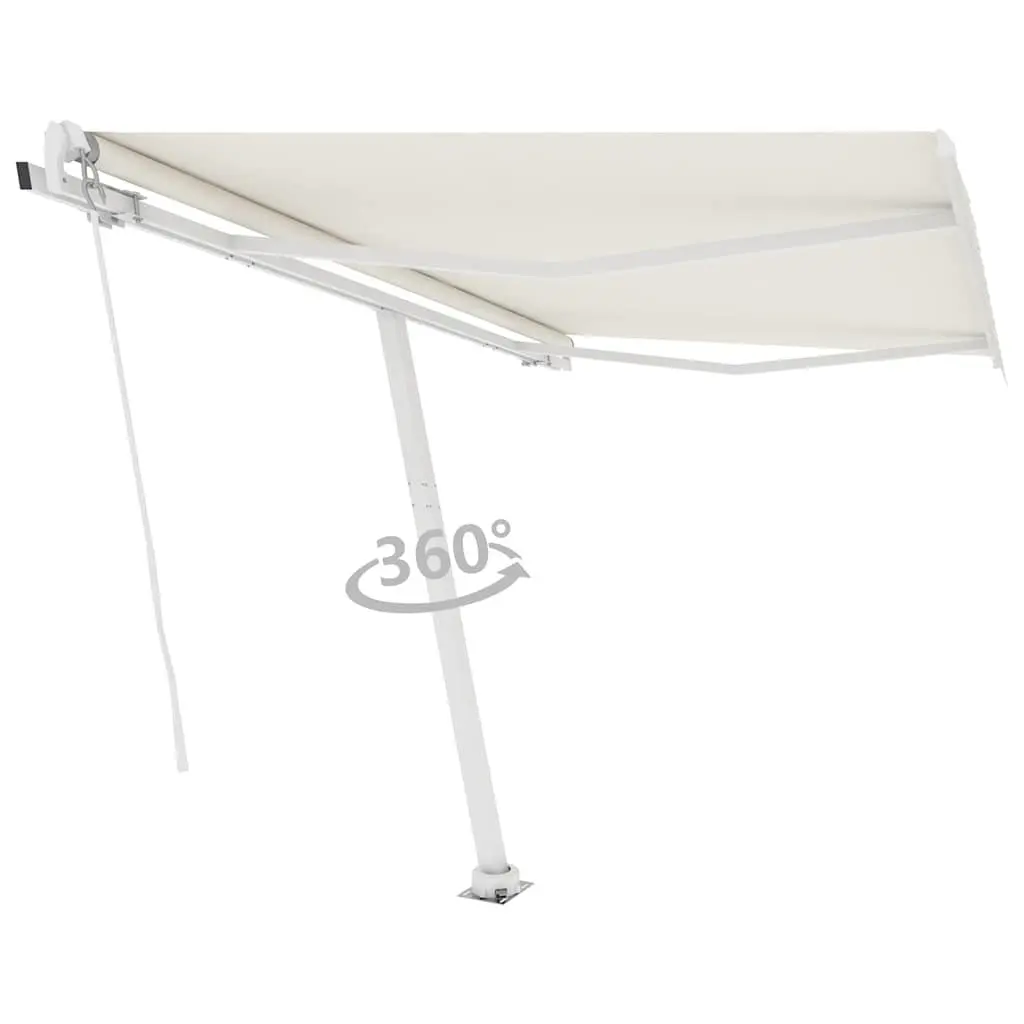 Retractable Awning Aluminium 300x250 cm Cream