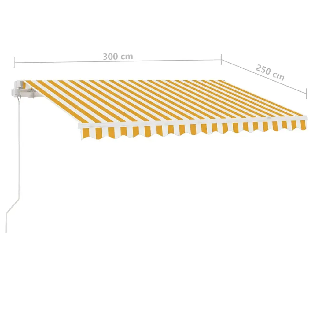 Freestanding Manual Retractable Awning 300x250 cm
