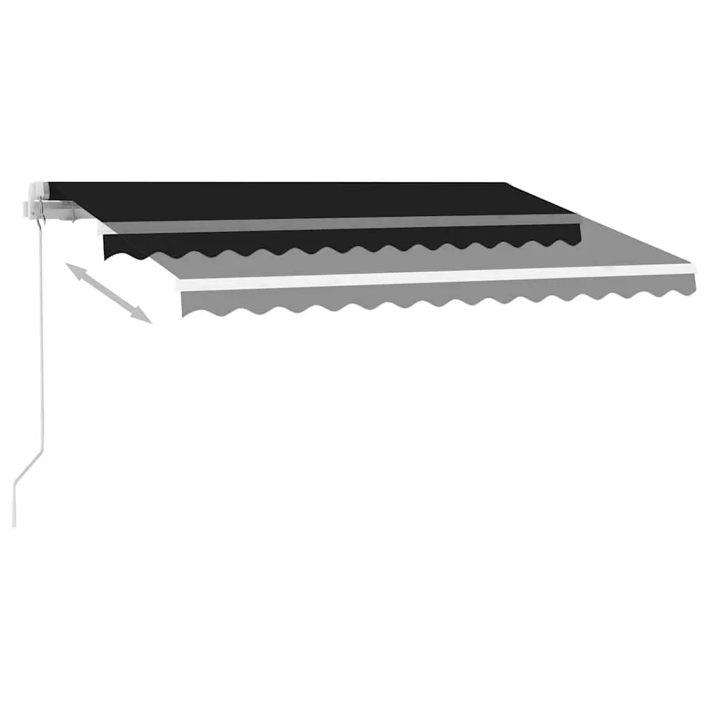 Manual Retractable Awning 300x250 cm Anthracite