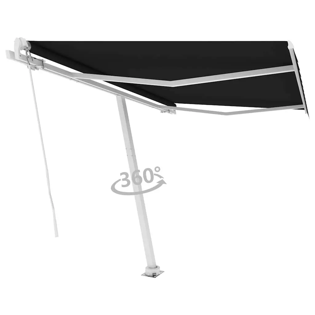 Manual Retractable Awning 300x250 cm Anthracite