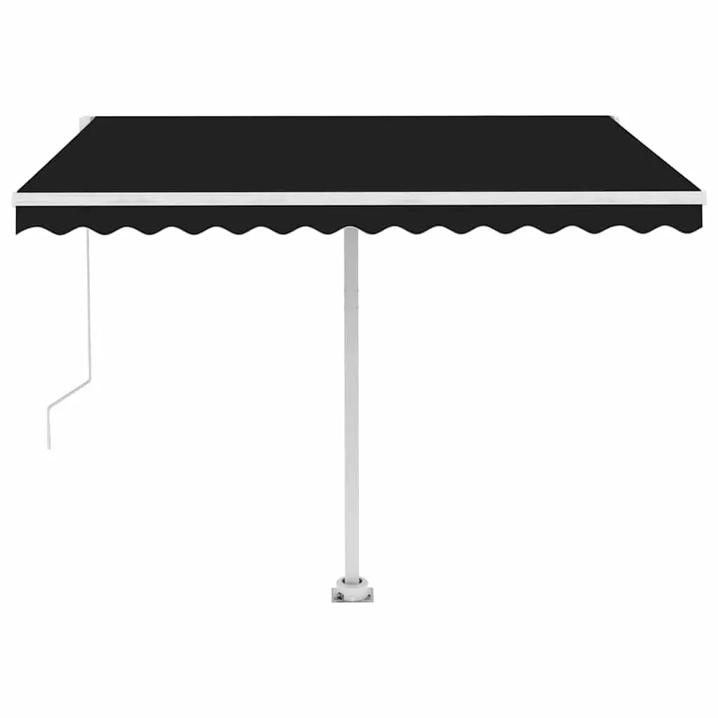 Manual Retractable Awning 300x250 cm Anthracite