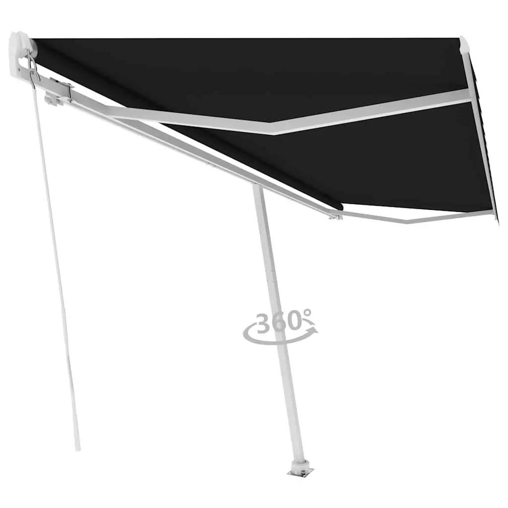 Manual Retractable Awning 500x300 cm Anthracite