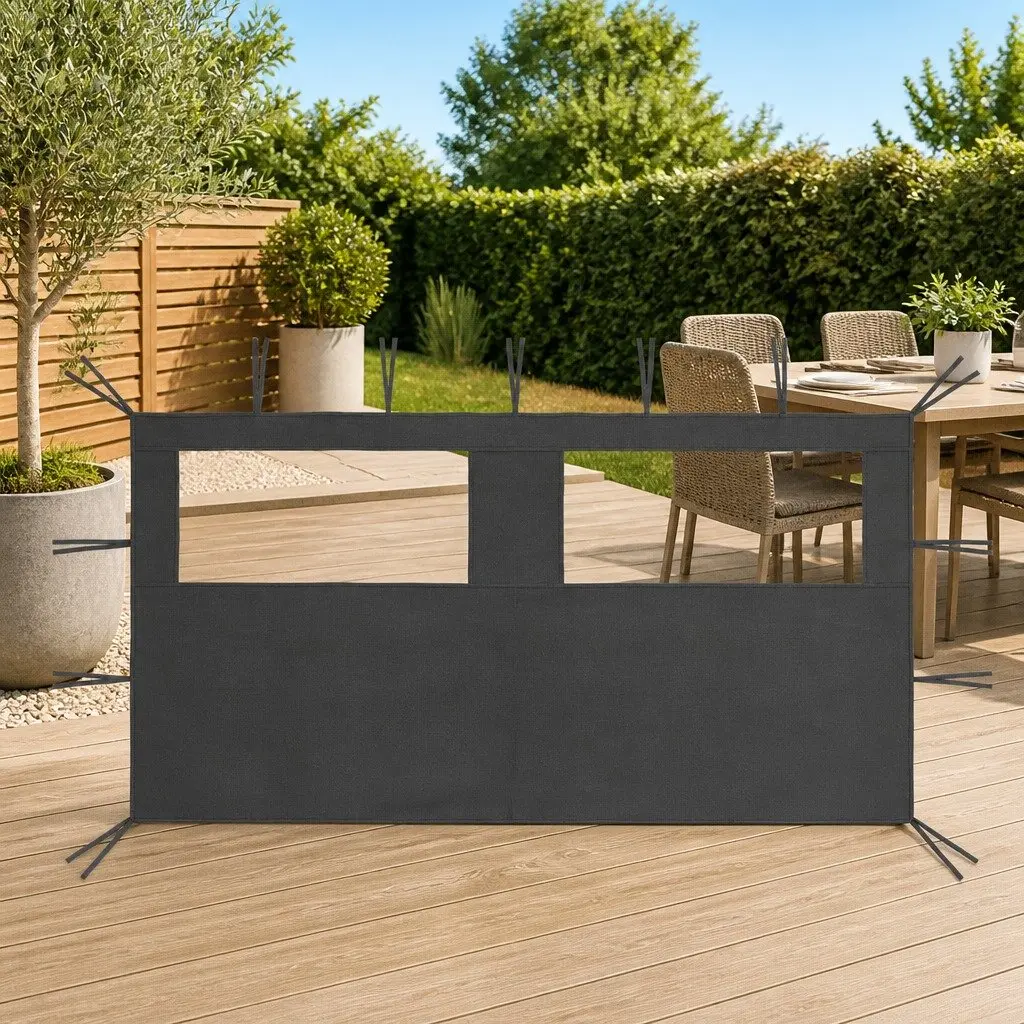 Gazebo Sidewall with Clear PVC Windows