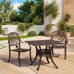 Elegant 3 Piece Bistro Set for Outdoor Spaces