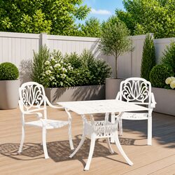 Durable 3 Piece Bistro Set for Outdoor Patios