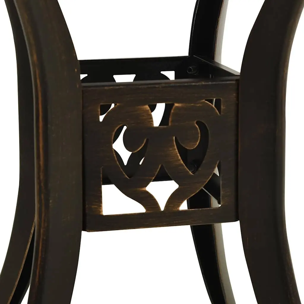 5 Piece Cast Aluminium Bistro Set for Outdoors