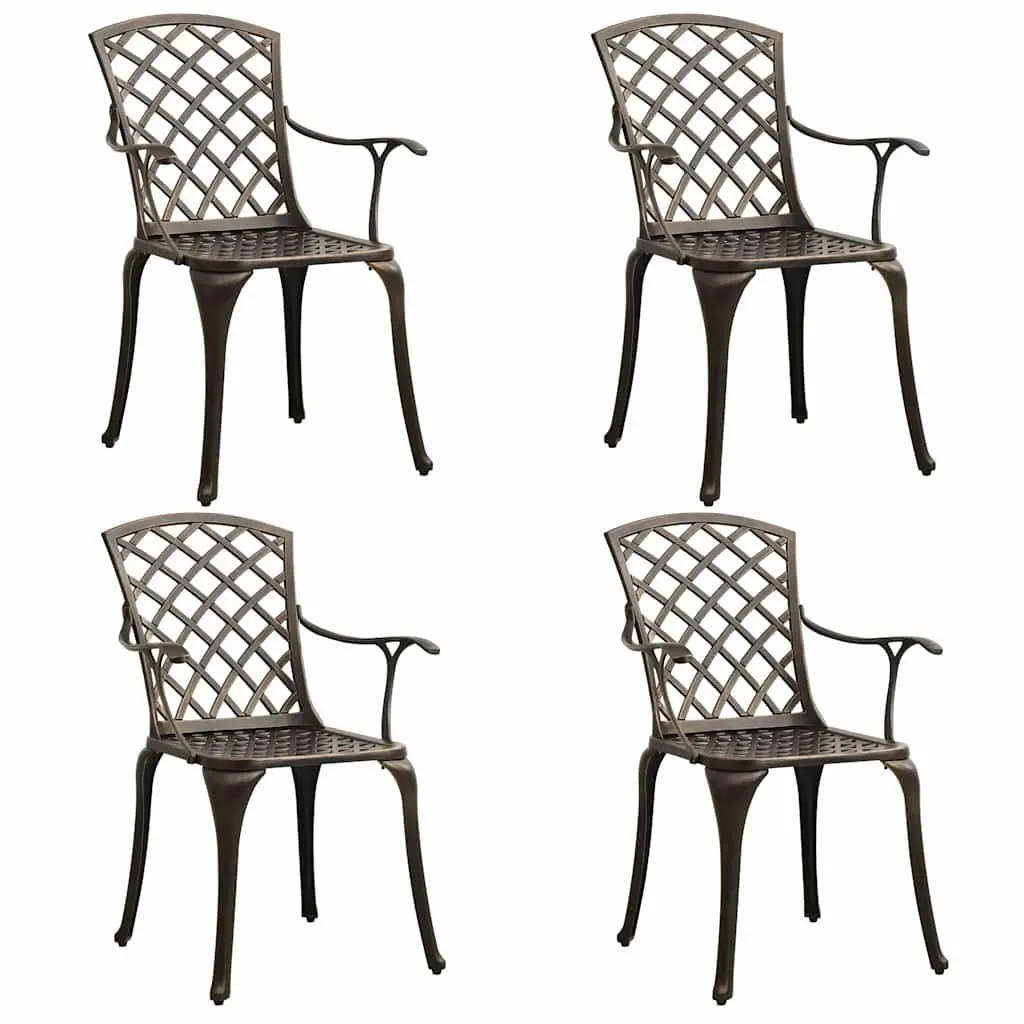 5 Piece Outdoor Bistro Set with Umbrella Hole