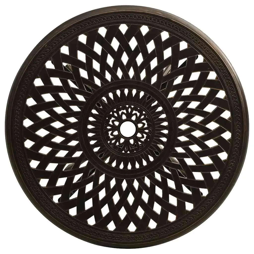 5 Piece Outdoor Bistro Set with Umbrella Hole