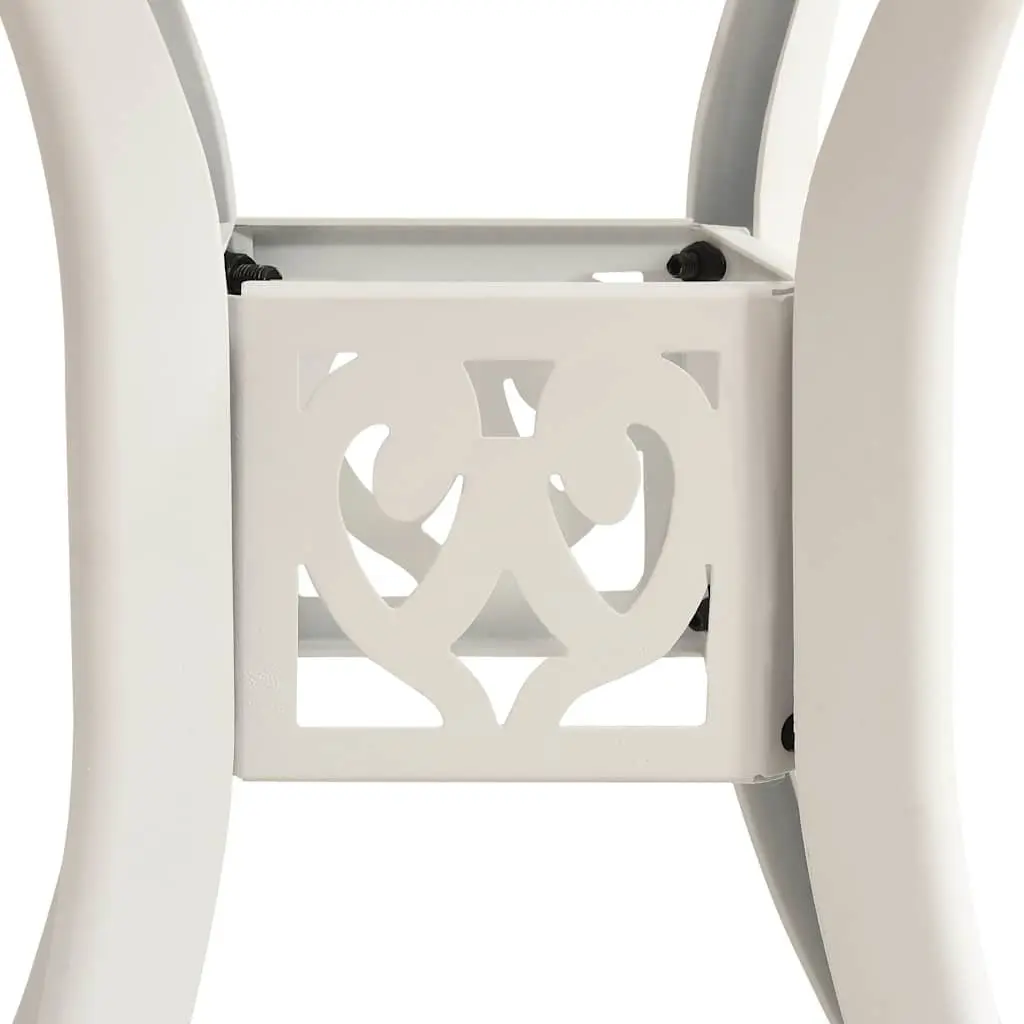 5 Piece Outdoor Bistro Set in White
