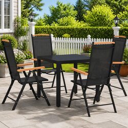 Durable 5 Piece Garden Dining Set for Outdoor Spaces