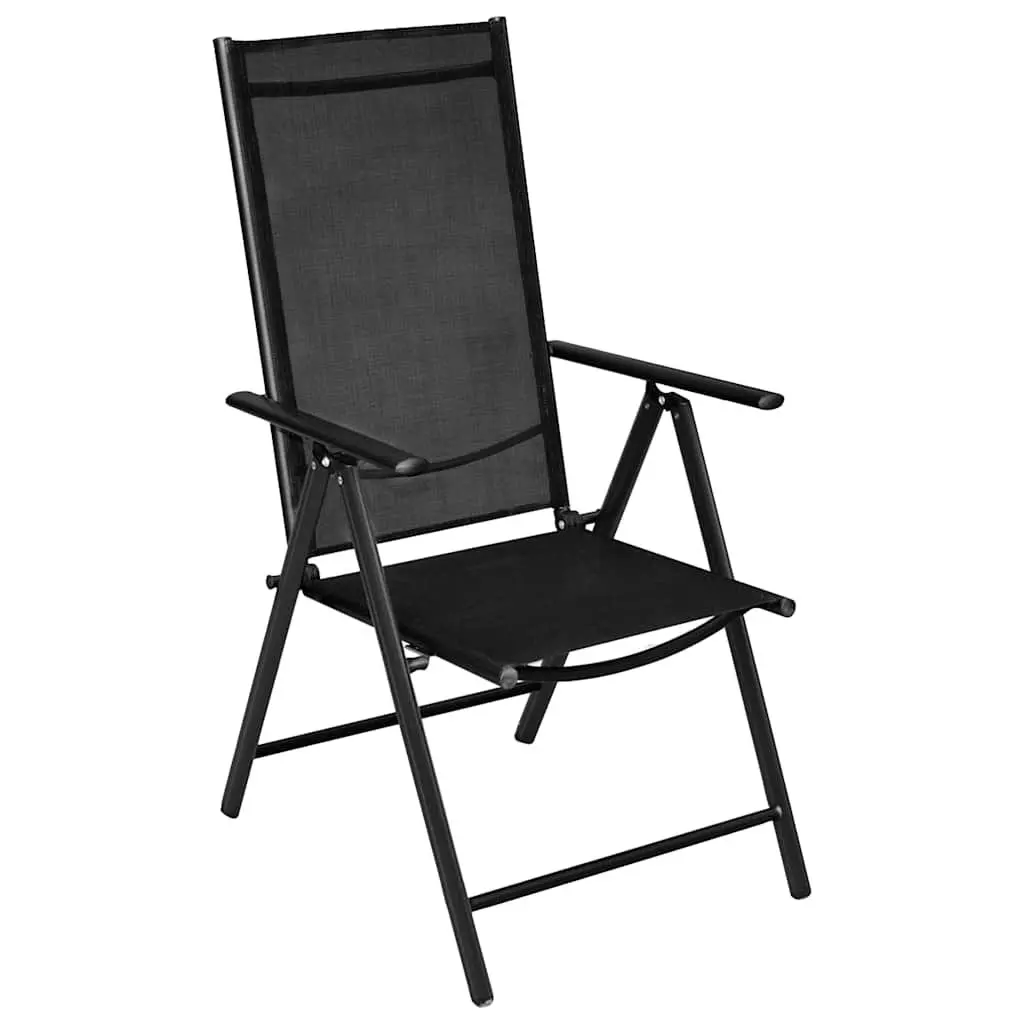 7 Piece Garden Dining Set with Aluminium Chairs