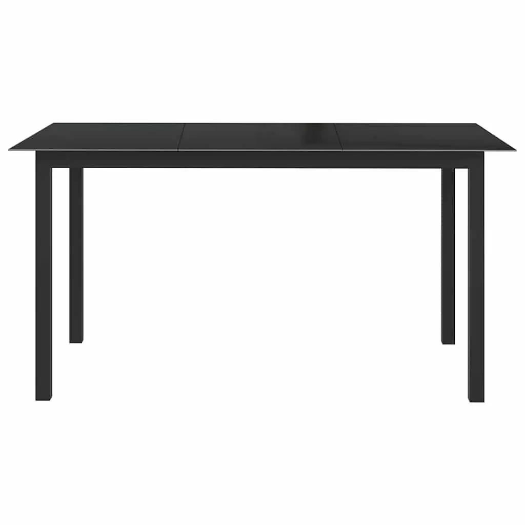 7-Piece Outdoor Dining Set with Anthracite Aluminium Frame