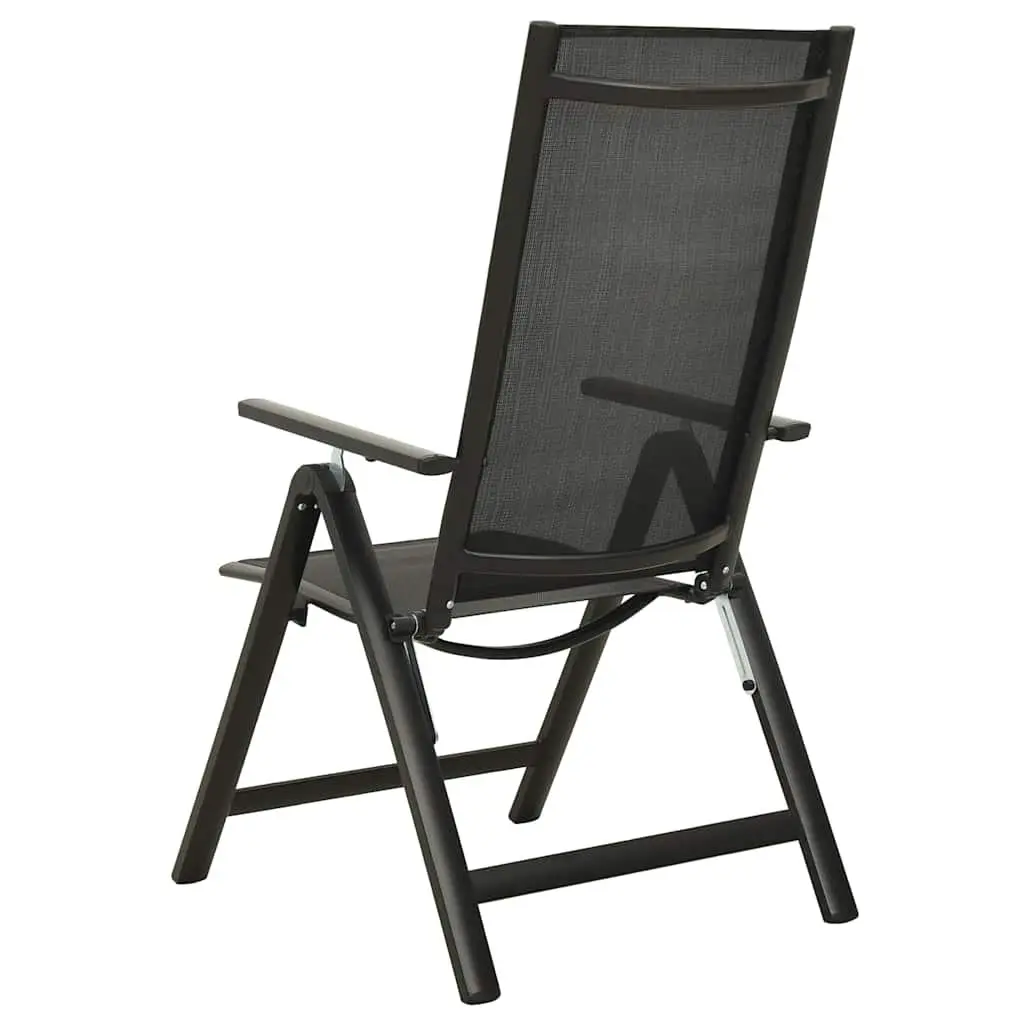 7-Piece Outdoor Dining Set with Anthracite Aluminium Frame