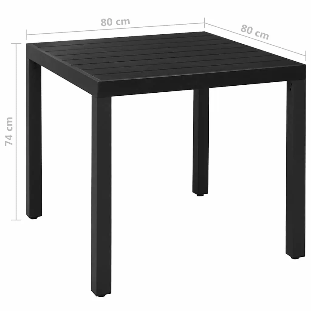5 Piece Garden Dining Set with Durable Frame