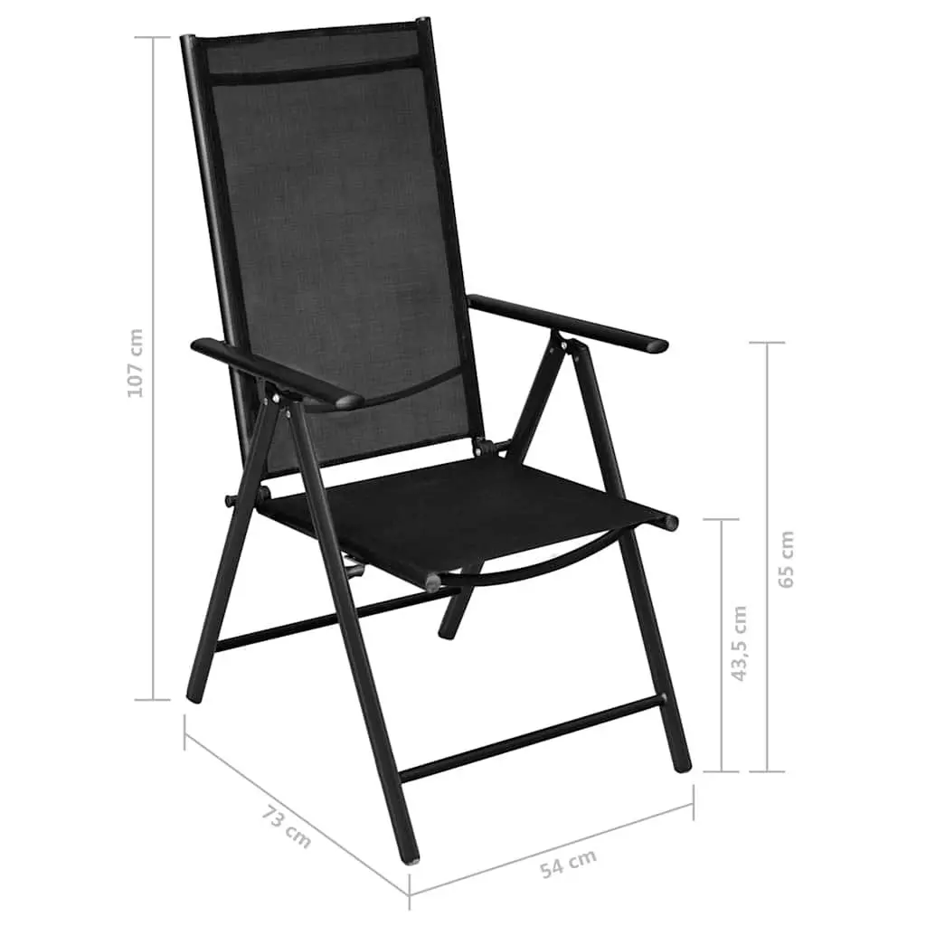 5 Piece Garden Dining Set with Durable Frame