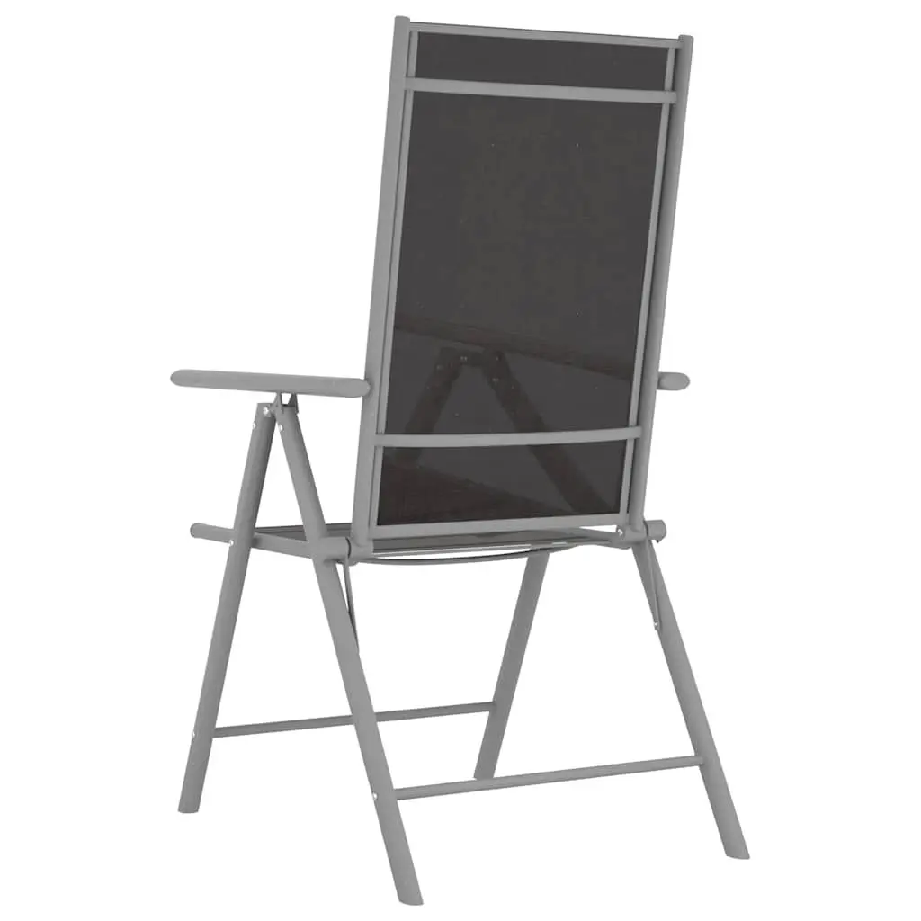 5 Piece Garden Dining Set with Aluminium Frame