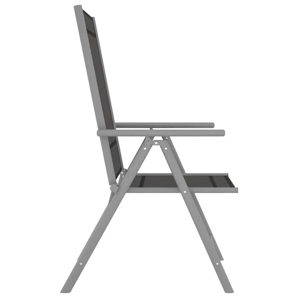 5 Piece Garden Dining Set with Aluminium Frame