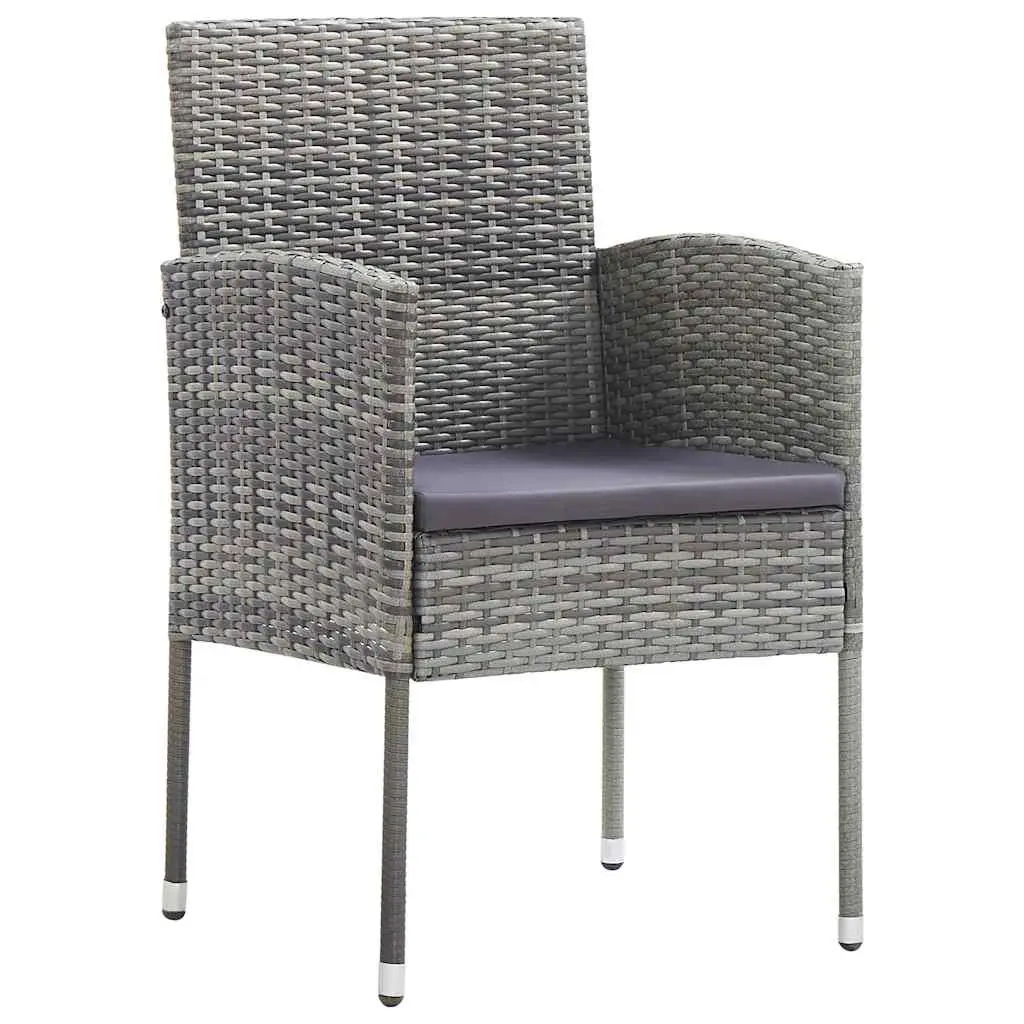 5 Piece Garden Dining Set with Anthracite Finish