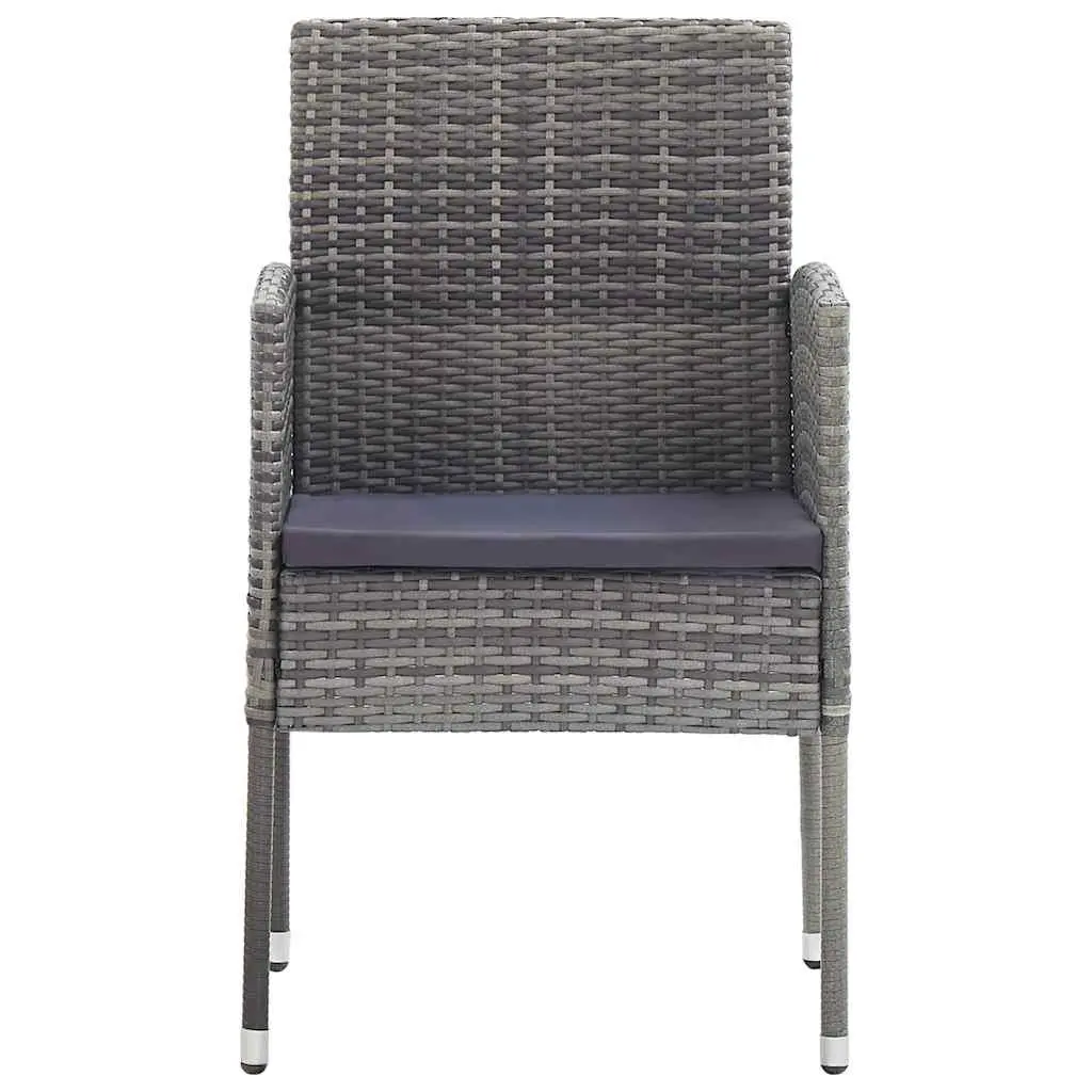 5 Piece Garden Dining Set with Anthracite Finish