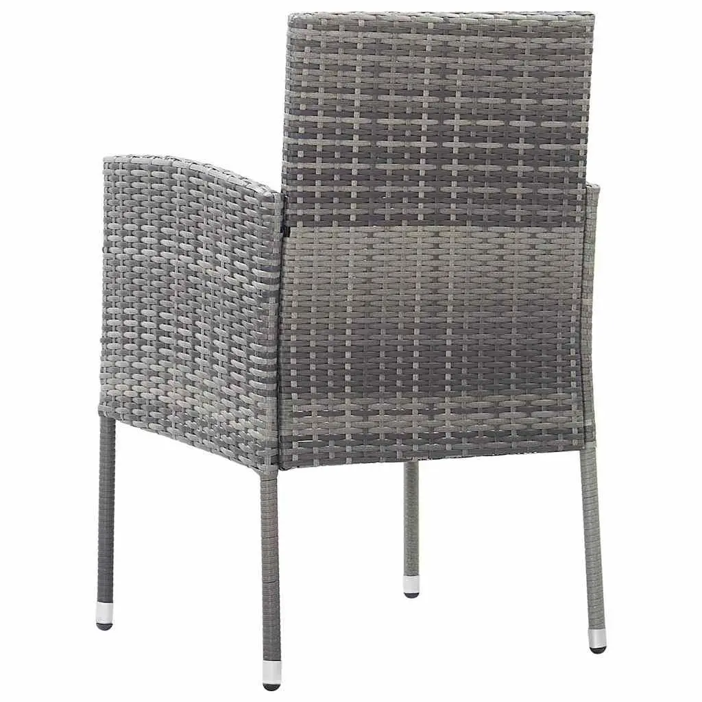 5 Piece Garden Dining Set with Anthracite Finish