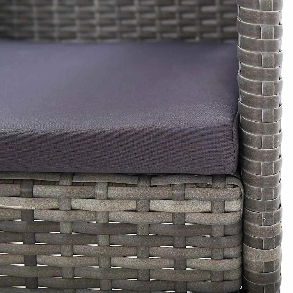 5 Piece Garden Dining Set with Anthracite Finish