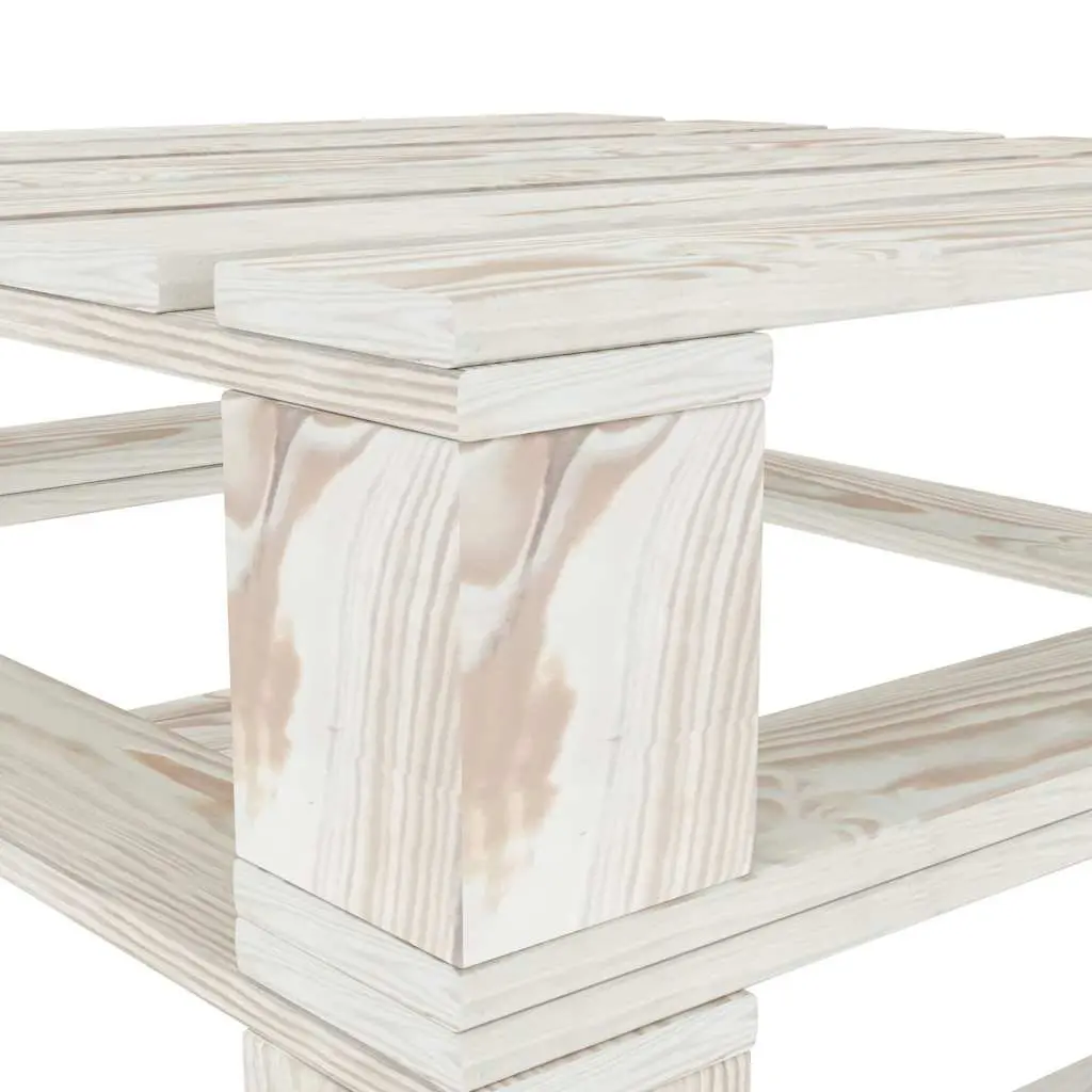 6 Piece Wooden Patio Sofa Set with Coffee Table