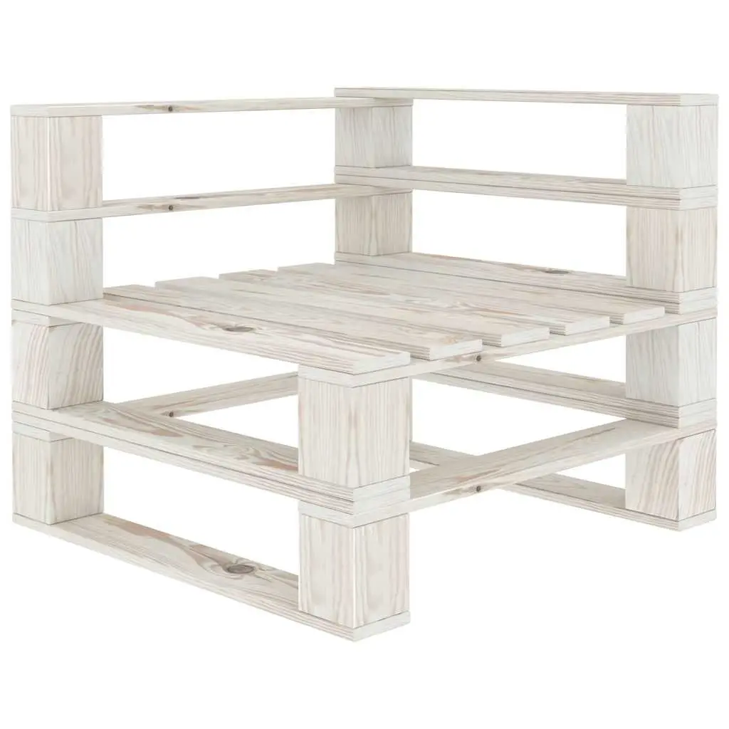 6 Piece Wooden Patio Sofa Set with Coffee Table