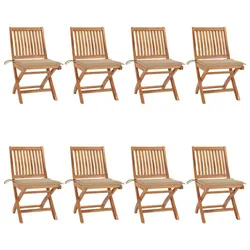 High-Quality Outdoor Folding Garden Chair Set with Cushions